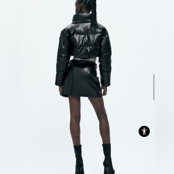 Zara CROPPED PUFFER JACKET - Picture 10 of 10
